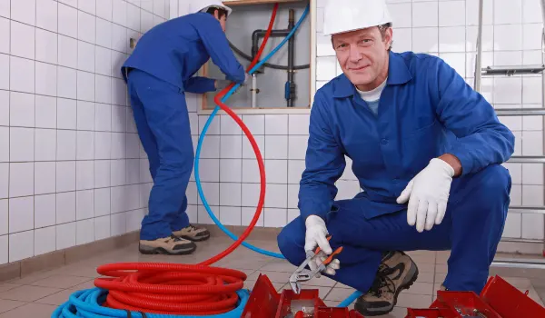 male plumber fixing a bathroom faucet from Plumbing Lake Travis in Lakeway, TX - Lakeway TX